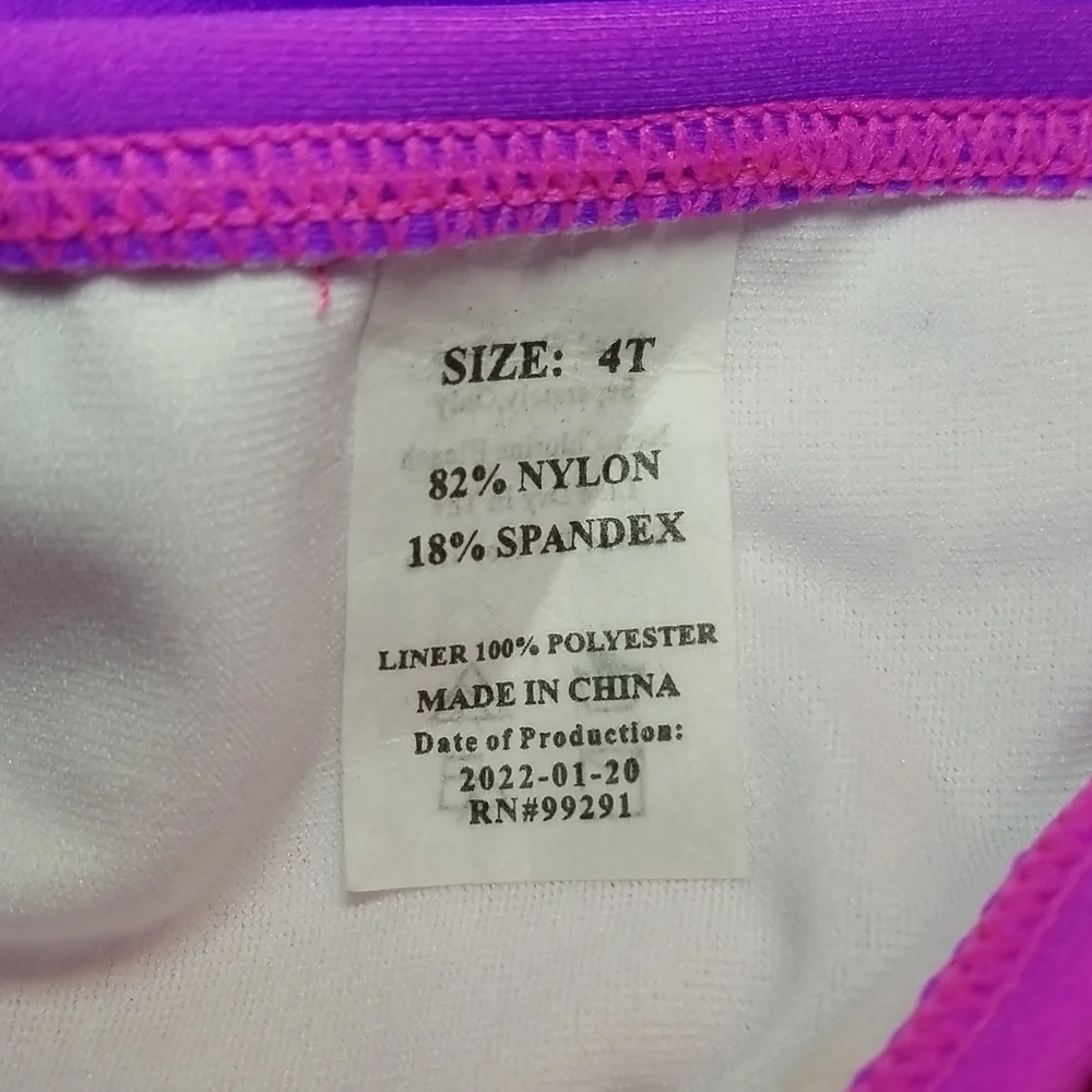 NWT girls 3t flounce bikini set
